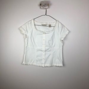 Copper Key | Ruffle Blouse